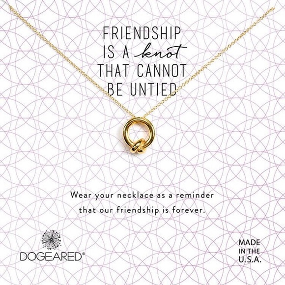 Dogeared friendship knot necklace - Picture 8 of 9